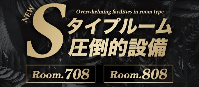 Sタイプルーム圧倒的設備